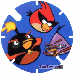 PaxToy.com 24 Red, Bomb and Lazer из Cheetos: Angry Birds Space Tazo
