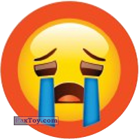 Emoji / Эмодзи - 02 Смайлик плачет ручьем