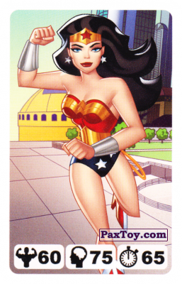 PaxToy.com - 09 Wonder Woman - Nestle Justice League из Nesquik: Карточки Лига Справедливости от Несквик