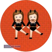 Emoji / Эмодзи - 25 Девочки танцуют