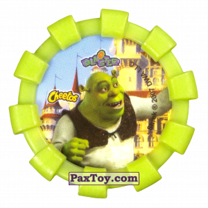 PaxToy.com - Фишка / POG / CAP / Tazo 04b Шрек (Сторна-back) из Cheetos: Shrek (Blaster)