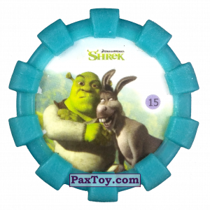 PaxToy.com - 15 Шрек и Осел (Резиновый бампер) из Cheetos: Shrek (Blaster)