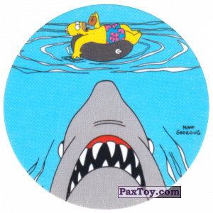 PaxToy.com - 24 Мир Гомера! - Акула из Cheetos: The Simpsons Tazo