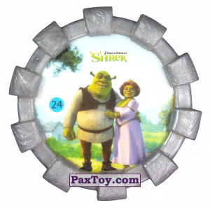 PaxToy.com 24 Шрек и Фиона (Резиновый бампер) из Cheetos: Shrek (Blaster)