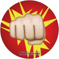 PaxToy.com  Наклейка / Стикер, Фишка / POG / CAP / Tazo Emoji / Эмодзи - 39 Удар из Cheetos: Найди 90 Эмодзи! (Emoji)