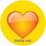 PaxToy 62 Розовое сердечко на желтом фоне