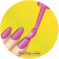 PaxToy.com  Наклейка / Стикер, Фишка / POG / CAP / Tazo Emoji / Эмодзи - 68 Красим ногти из Cheetos: Найди 90 Эмодзи! (Emoji)