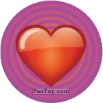 PaxToy 81 Красное сердечко на фиолетовом фоне