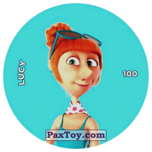 PaxToy.com  Фишка / POG / CAP / Tazo 100 LUCY из Chipicao: Despicable Me 3