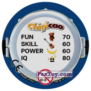 PaxToy.com - Фишка / POG / CAP / Tazo 10 UNIQUE (Сторна-back) из Chipicao: Minions