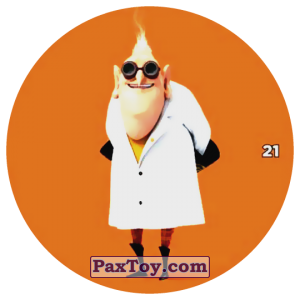 PaxToy.com  Фишка / POG / CAP / Tazo 21 DR. NEFARIO из Chipicao: Despicable Me 3