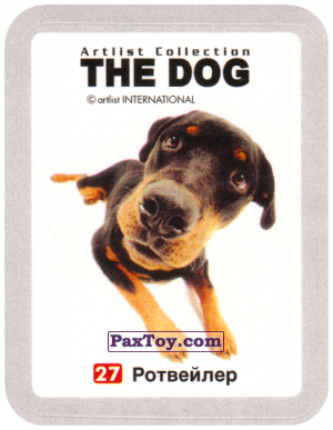 PaxToy.com 27 Ротвейлер из Cheetos: THE DOG: Artlist Collection