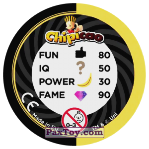 PaxToy.com - 27 YELLOW BLACK MINION (Сторна-back) из Chipicao: Despicable Me 3
