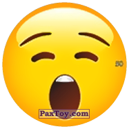 PaxToy.com  Наклейка / Стикер, Фишка / POG / CAP / Tazo 50 Смайлик зивает из Chipicao: EMOJI