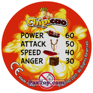 PaxToy.com - 51 OUTTA MY WAY! (Сторна-back) из Chipicao: Angry Birds 2017