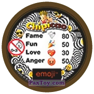 PaxToy.com - 52 MONKEY RASTAMAN (Сторна-back) из Chipicao: EMOJI