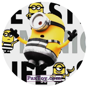 PaxToy.com  Фишка / POG / CAP / Tazo 56 STUART PRISONER из Chipicao: Despicable Me 3