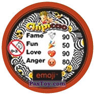 PaxToy.com - 60 Смайлик возмущен до покраснения (Сторна-back) из Chipicao: EMOJI