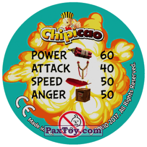 PaxToy.com - Фишка / POG / CAP / Tazo 65 HATCHING SOME FUN! (Сторна-back) из Chipicao: Angry Birds 2017
