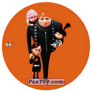 PaxToy.com  Фишка / POG / CAP / Tazo 66 GRU AND FAMILY из Chipicao: Despicable Me 3