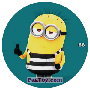 PaxToy.com  Фишка / POG / CAP / Tazo 68 JERRY PRISONER из Chipicao: Despicable Me 3