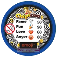 PaxToy.com - 70 Смайлик дразнится, показывает язык (Сторна-back) из Chipicao: EMOJI