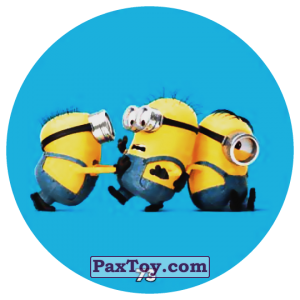 PaxToy.com  Фишка / POG / CAP / Tazo 73 MINIONS из Chipicao: Despicable Me 3
