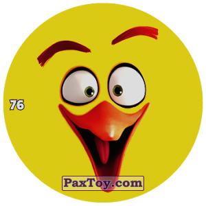 PaxToy.com  Фишка / POG / CAP / Tazo 76 CHUCK из Chipicao: Angry Birds 2017