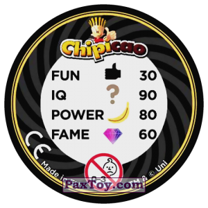 PaxToy.com - Фишка / POG / CAP / Tazo 76 DANCE LIKE YOU MEAN IT (Сторна-back) из Chipicao: Despicable Me 3