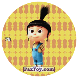 PaxToy.com  Фишка / POG / CAP / Tazo 78 AGNES из Chipicao: Despicable Me 3