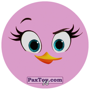 PaxToy.com  Фишка / POG / CAP / Tazo 78 STELLA из Chipicao: Angry Birds 2017