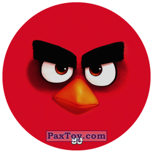 PaxToy.com  Фишка / POG / CAP / Tazo 80 RED из Chipicao: Angry Birds 2017