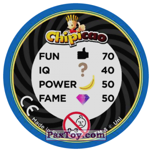 PaxToy.com - Фишка / POG / CAP / Tazo 84 MINION AND BANANA (Сторна-back) из Chipicao: Despicable Me 3
