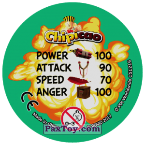 PaxToy.com - 86 TERENCE (Metal) (Сторна-back) из Chipicao: Angry Birds 2017
