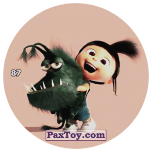 PaxToy.com  Фишка / POG / CAP / Tazo 87 AGNES AND KYLE из Chipicao: Despicable Me 3