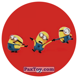PaxToy.com  Фишка / POG / CAP / Tazo 89 MINIONS из Chipicao: Despicable Me 3
