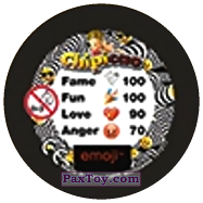 PaxToy.com - 92 Emoji Biker (Metal) (Сторна-back) из Chipicao: EMOJI