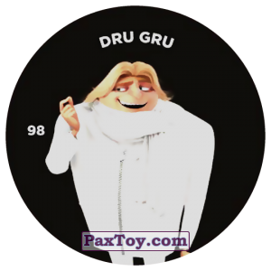 PaxToy.com  Фишка / POG / CAP / Tazo 98 DRU GRU из Chipicao: Despicable Me 3