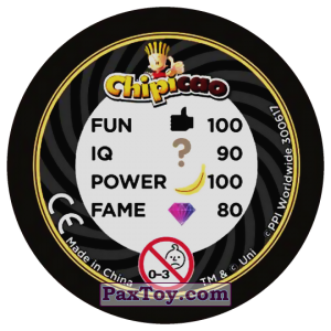 PaxToy.com - Фишка / POG / CAP / Tazo 98 DRU GRU (Сторна-back) из Chipicao: Despicable Me 3