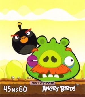 PaxToy.com 45 из 60  Bomb and Moustache Pig из Cheetos: Angry Birds 2
