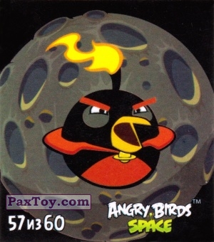PaxToy.com  Карточка / Card, Наклейка / Стикер 57 из 60 Bomb из Cheetos: Angry Birds 2