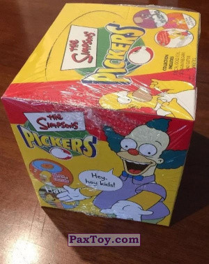 PaxToy Simpsons Pickers Collections   15 Retail Packet Box 2002