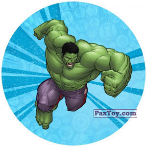 PaxToy.com - Игровая еденица, Фигурка 03 Халк (Сторна-back) из Пятёрочка: Ластики Стиратели Marvel