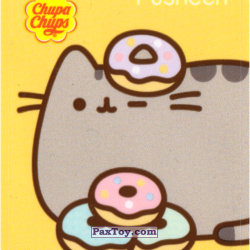 PaxToy 12 (Желтый фон)   Pusheen любит пончики