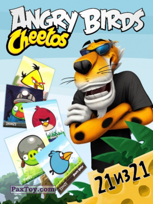 PaxToy 2012 Cheetos   Stickers Angry Birds logo tax 2