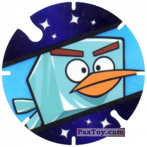 PaxToy.com  Фишка / POG / CAP / Tazo 29 Icecube Bird из Cheetos: Angry Birds Space Tazo