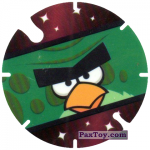 PaxToy.com  Фишка / POG / CAP / Tazo 34 Terence Bird из Cheetos: Angry Birds Space Tazo
