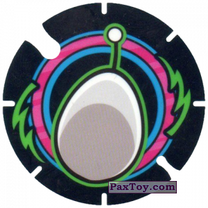 PaxToy.com  Фишка / POG / CAP / Tazo 35 Space Egg из Cheetos: Angry Birds Space Tazo