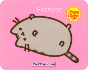 PaxToy.com 05 (Розовый фон) - Pusheen нежится из Chupa Chups: Pusheen