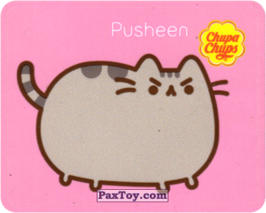 PaxToy.com 06 (Розовый фон) - Pusheen злится из Chupa Chups: Pusheen